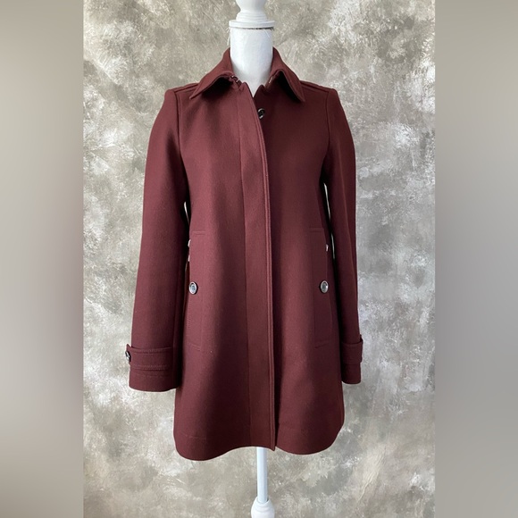 Burberry Jackets & Blazers - Authentic Burberry Brit Wool Coat Size 4
